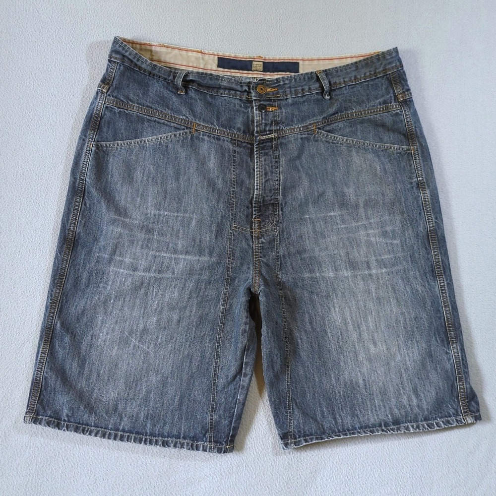 Marithe Francois Girbaud Denim Shorts Mens 42 Blue Baggy Streetwear GM8755